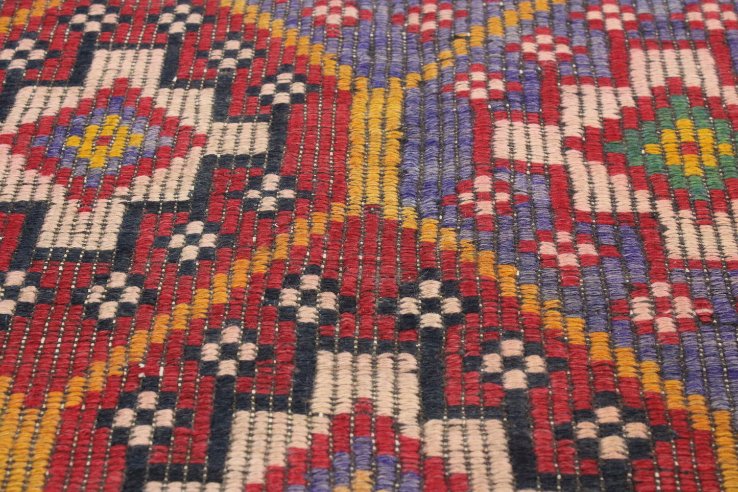 Handwoven Turkish Vintage Kilim (5'11" x 12'4")