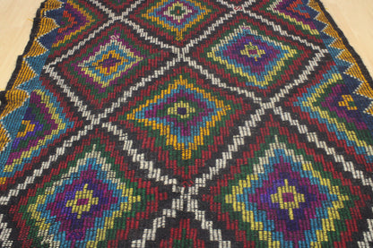 Handwoven Turkish Vintage Kilim (6'4" x 10'3")