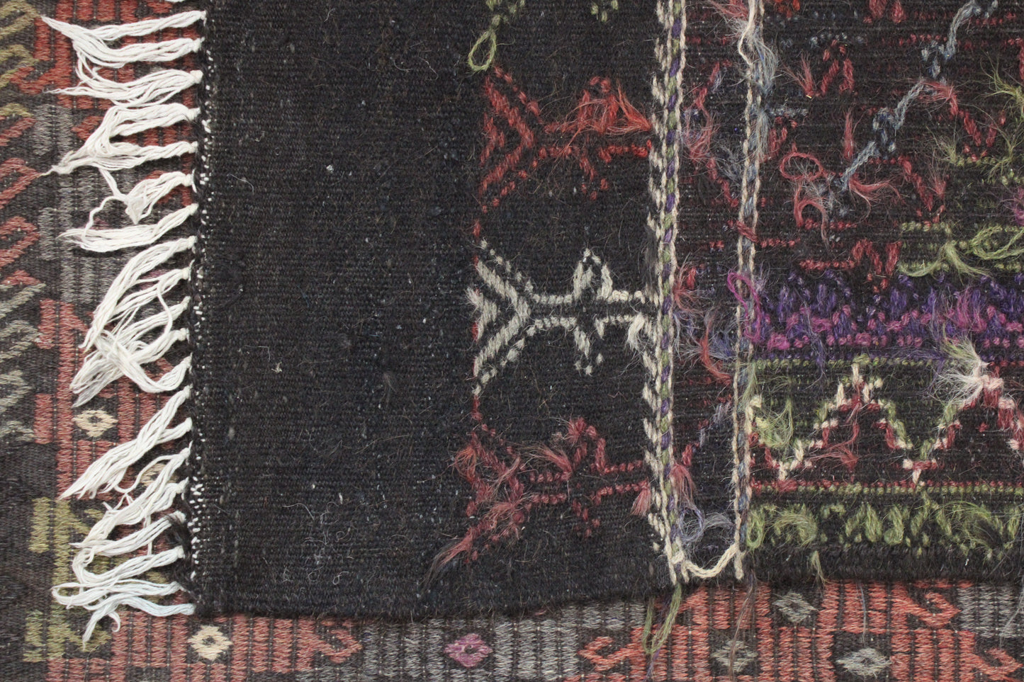 Handwoven Turkish Vintage Kilim (4'7" x 9'10")