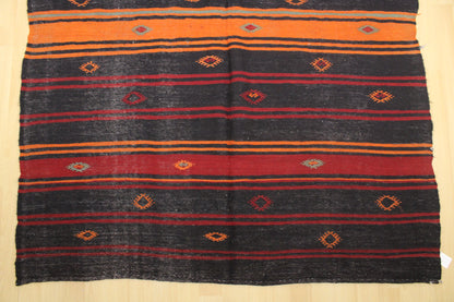 Handwoven Turkish Vintage Kilim (6'0" x 11'1")