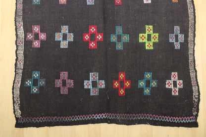 Handwoven Turkish Vintage Kilim (4'7" x 8'2")