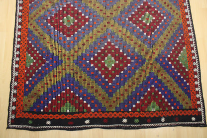 Handwoven Turkish Vintage Kilim (6'0" x 10'11")