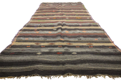 Handwoven Turkish Vintage Kilim (6'0" x 11'9")