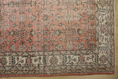 Hand-Knotted Vintage Turkish Rug (5'8" x 9'2")