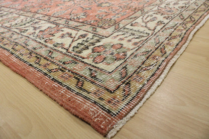 Hand-Knotted Vintage Turkish Rug (5'8" x 9'2")