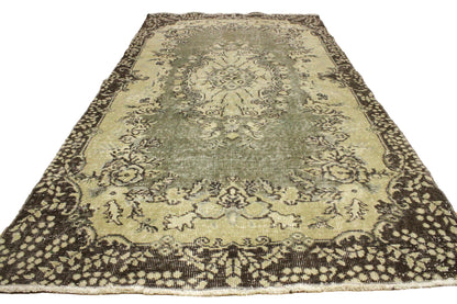 Hand-Knotted Vintage Turkish Rug (3'8" x 6'11")