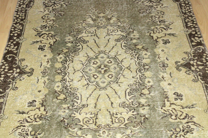 Hand-Knotted Vintage Turkish Rug (3'8" x 6'11")