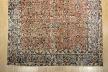 Hand-Knotted Vintage Turkish Rug (3'8" x 6'7")