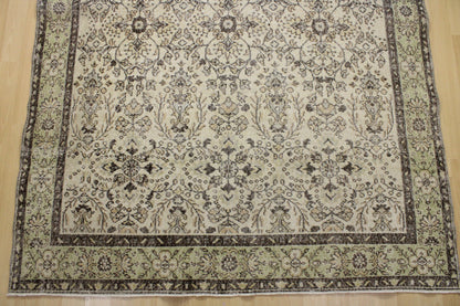 Hand-Knotted Vintage Turkish Rug (6'2" x 9'4")