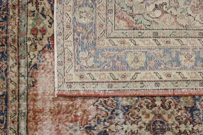 Hand-Knotted Vintage Turkish Rug (5'11" x 9'5")