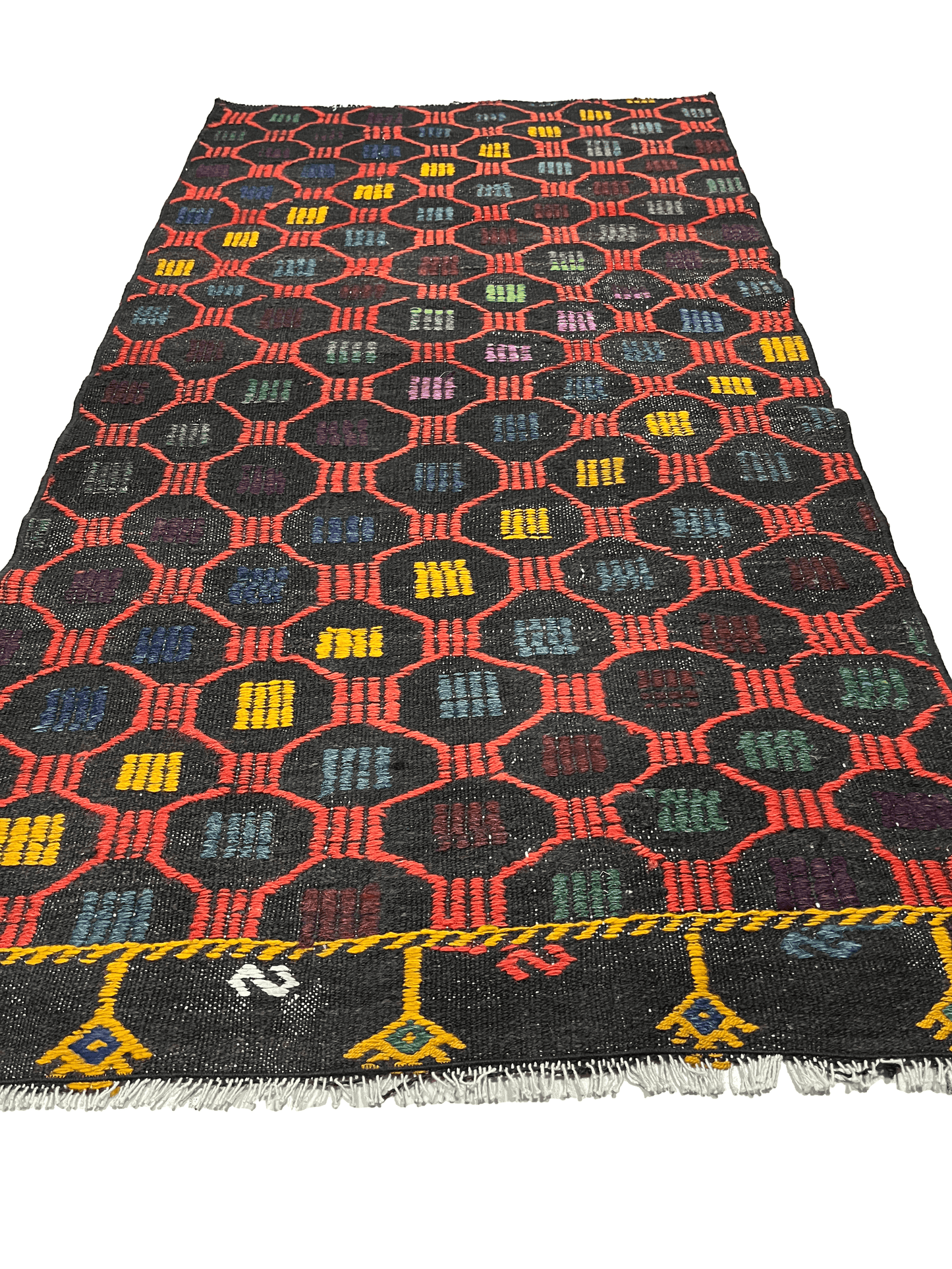 Handwoven Turkish Vintage Kilim (2'8" x 4'11")