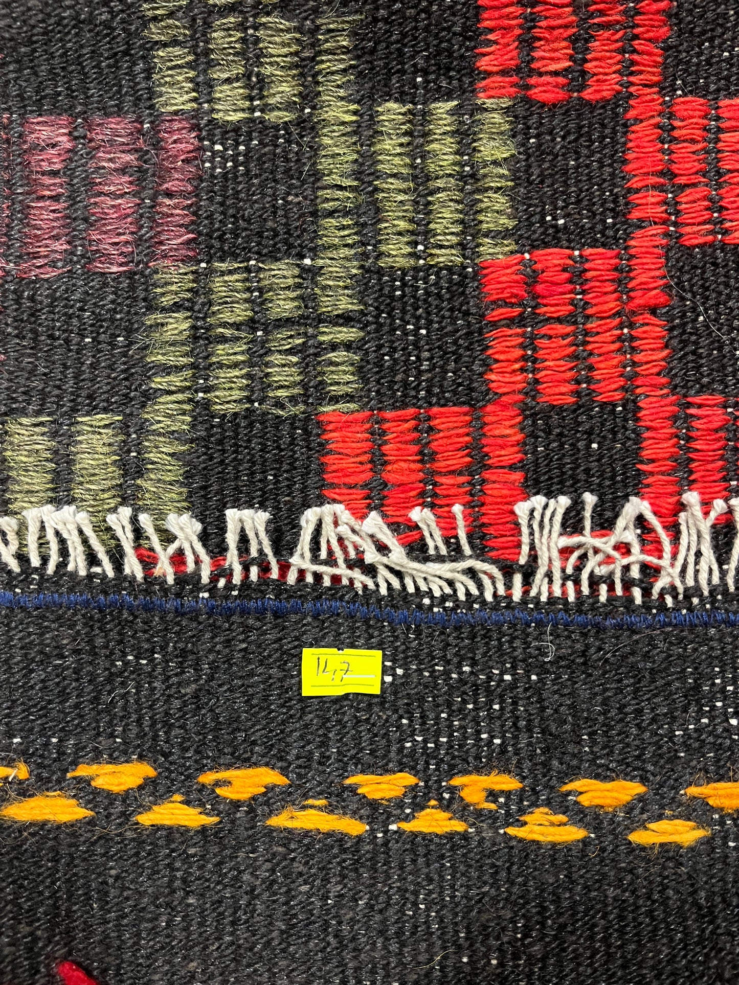 Handwoven Turkish Vintage Runner Kilim (2'8" x 9'10")