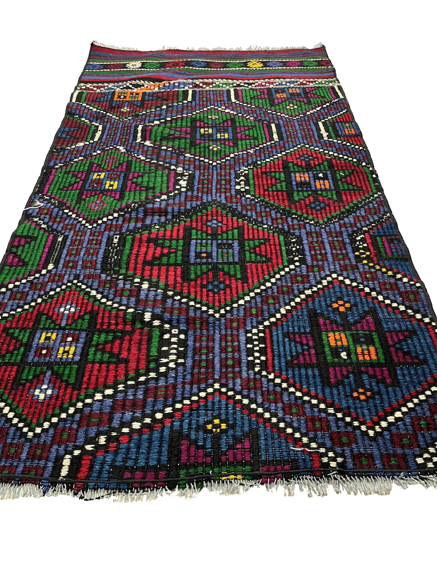 Handwoven Turkish Vintage Kilim (2'8" x 4'9")