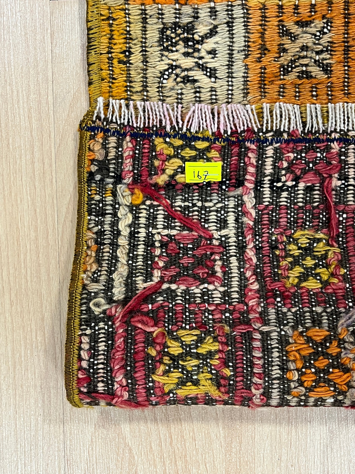 Handwoven Turkish Vintage Kilim (1'8" x 3'5")