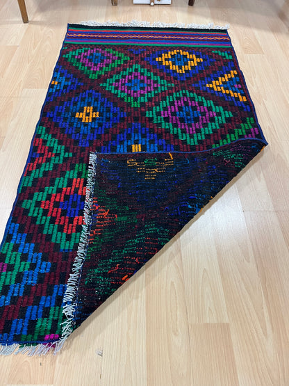 Handwoven Turkish Vintage Kilim (2'8" x 4'11")