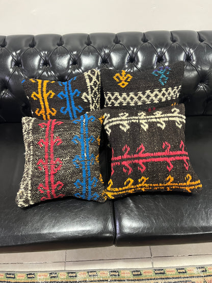 Ethnic Cushion Cover Set (16" x 16")