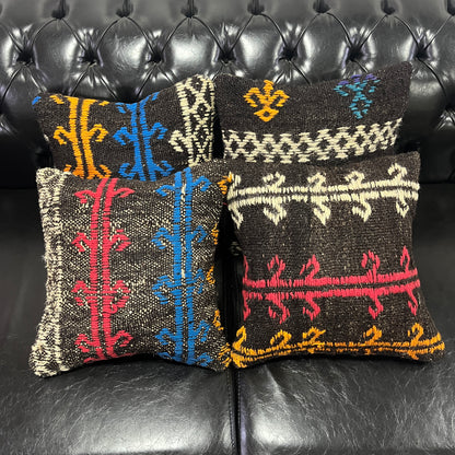 Ethnic Cushion Cover Set (16" x 16")