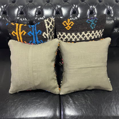 Ethnic Cushion Cover Set (16" x 16")