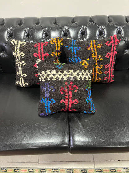 Ethnic Cushion Cover Set (16" x 16")