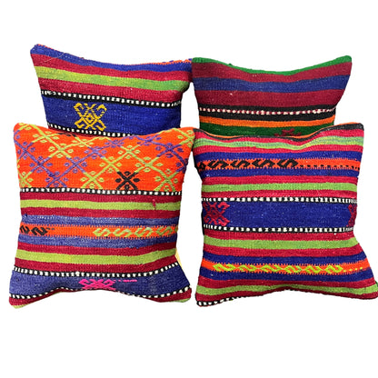 Ethnic Cushion Cover Set (16" x 16")