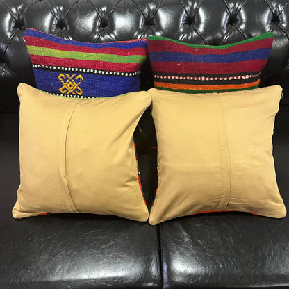 Ethnic Cushion Cover Set (16" x 16")