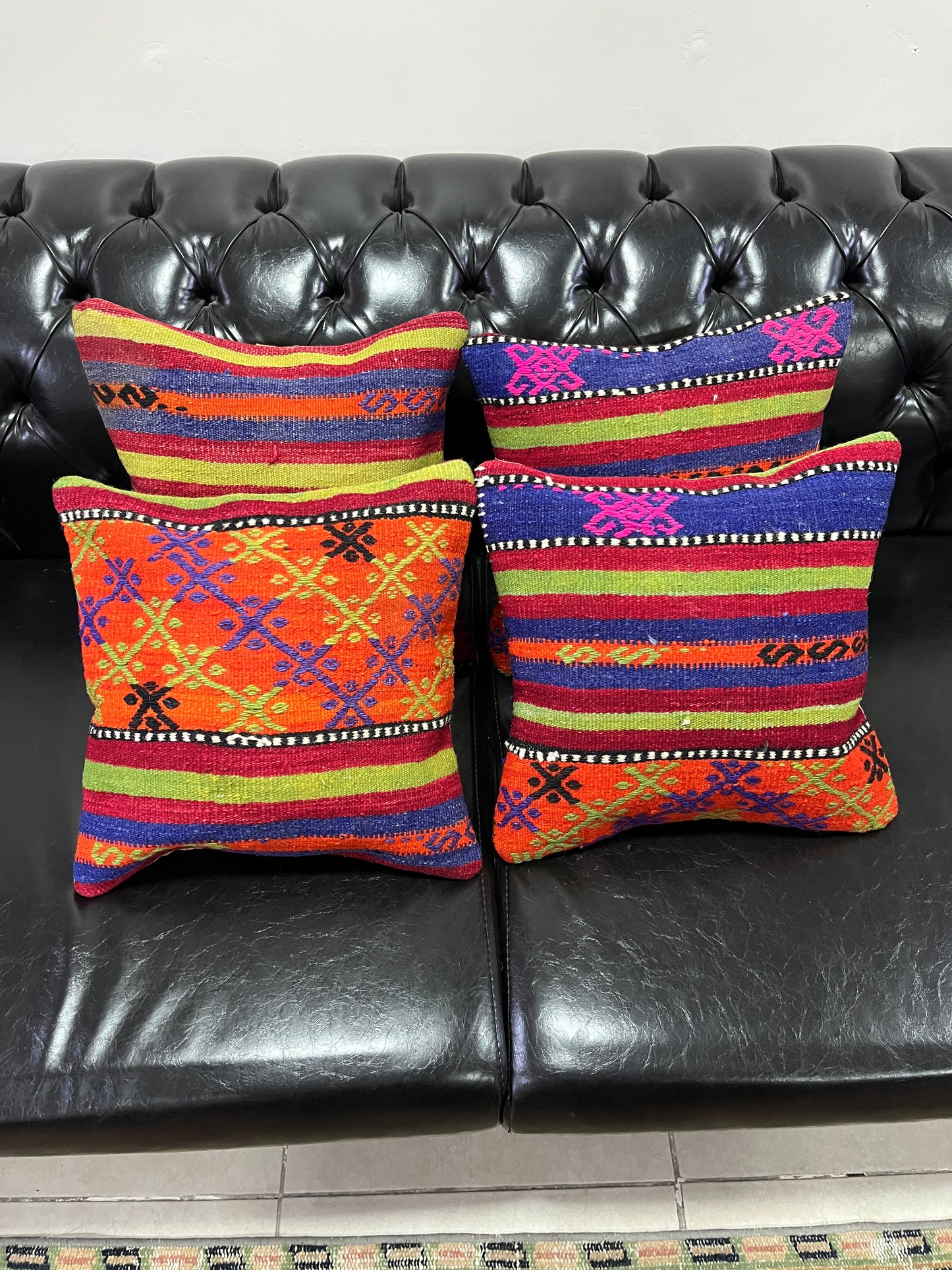 Ethnic Cushion Cover Set (16" x 16")