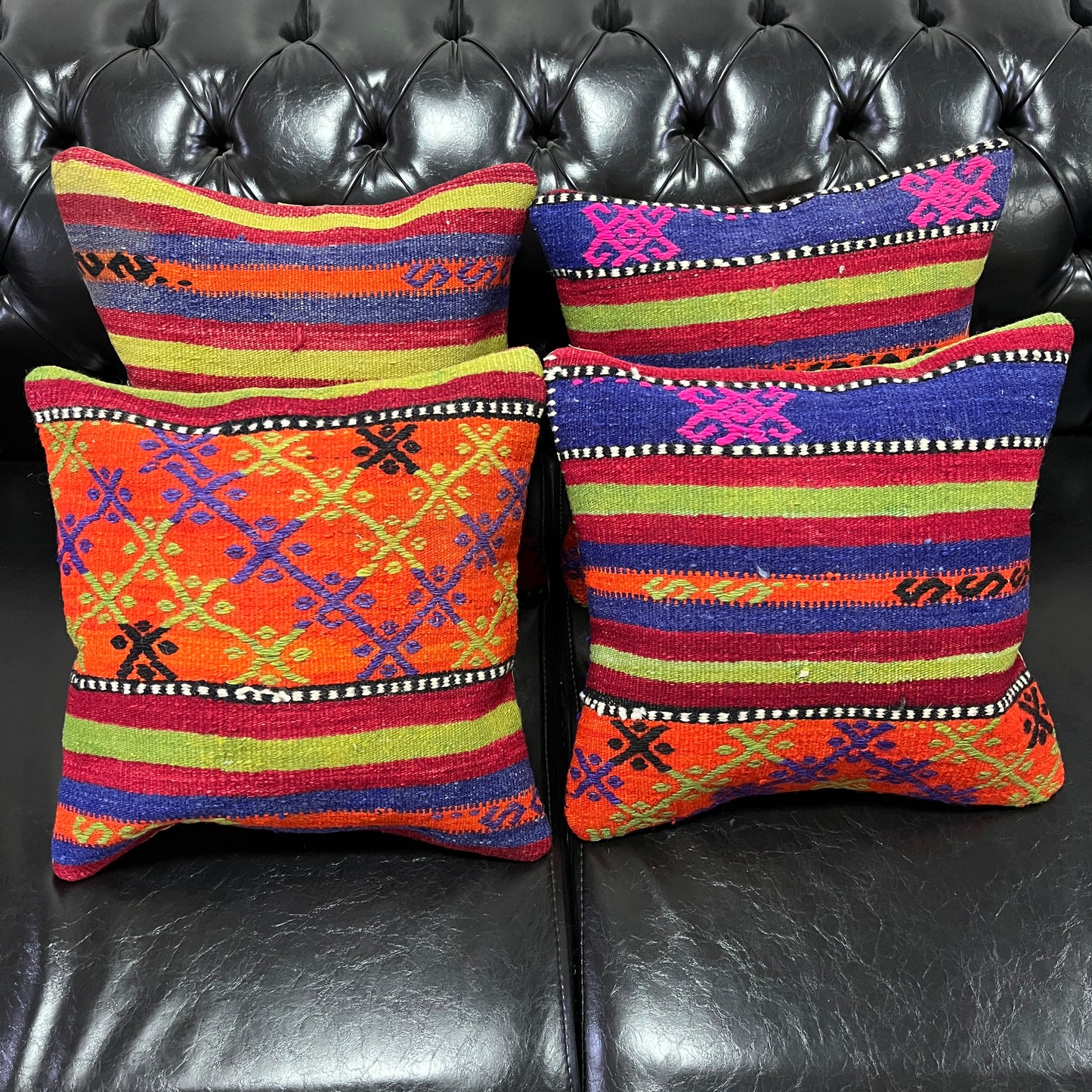 Ethnic Cushion Cover Set (16" x 16")