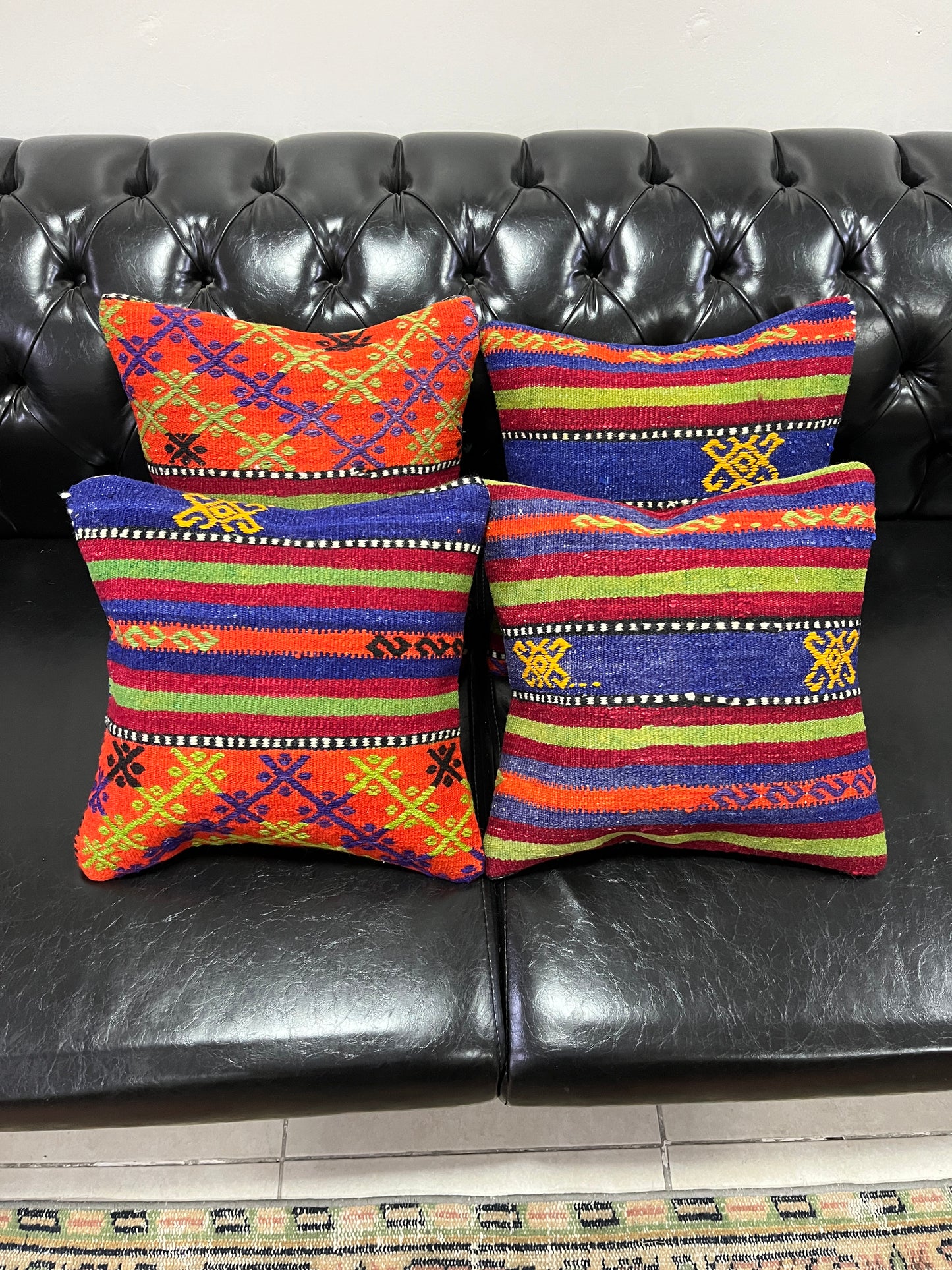 Ethnic Cushion Cover Set (16" x 16")