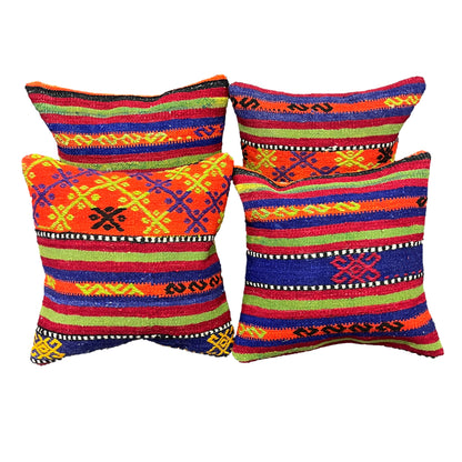 Ethnic Cushion Cover Set (16" x 16")