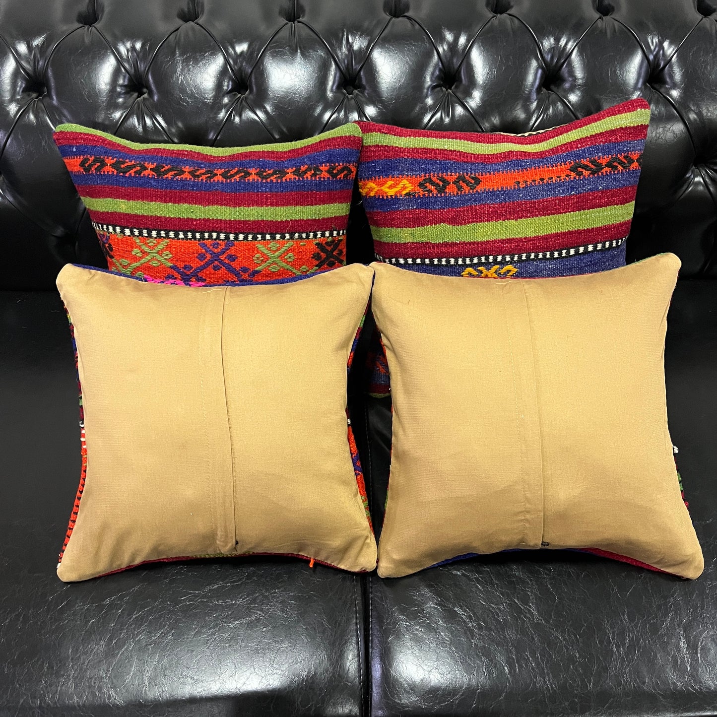 Ethnic Cushion Cover Set (16" x 16")