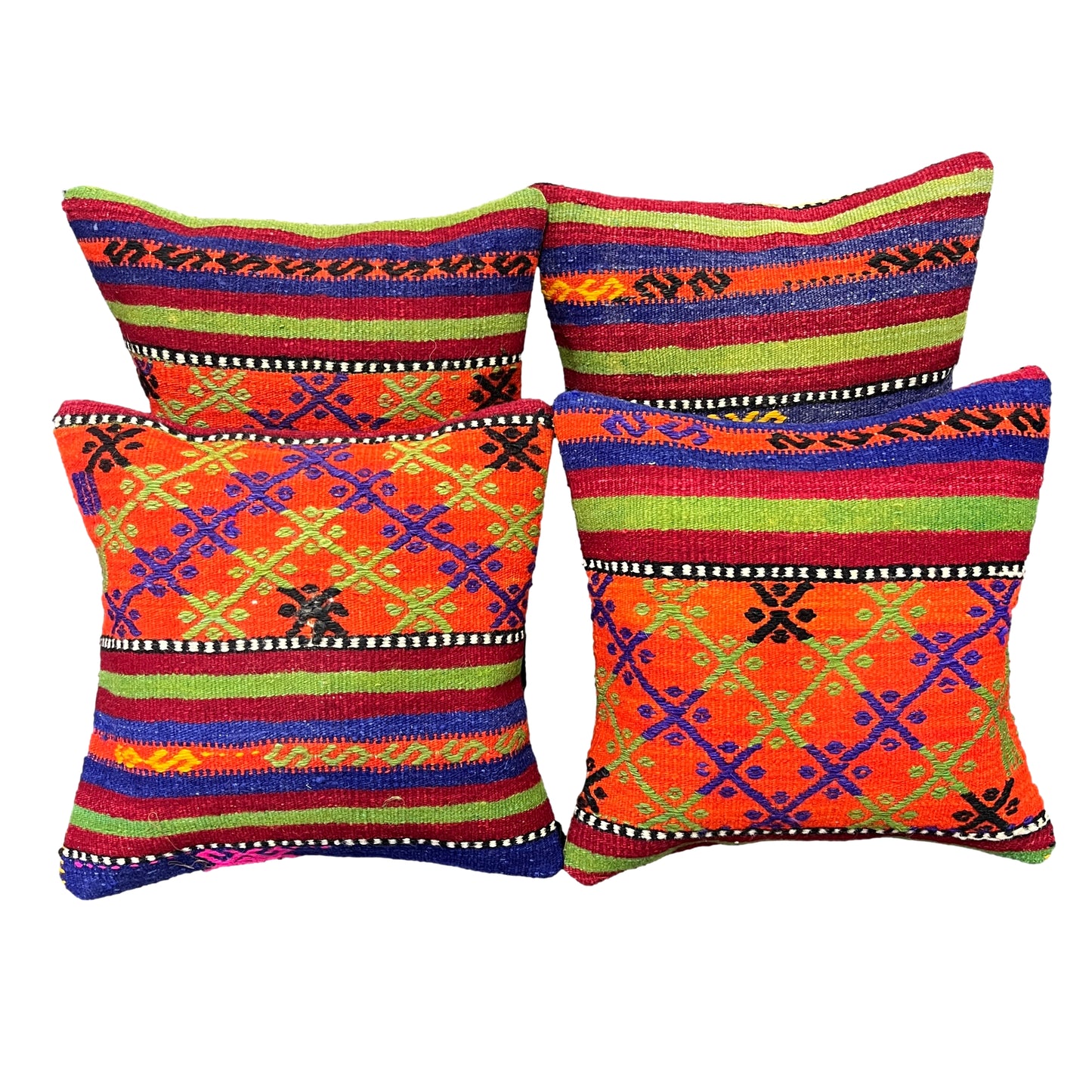 Ethnic Cushion Cover Set (16" x 16")