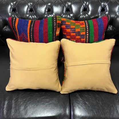 Ethnic Cushion Cover Set (16" x 16")