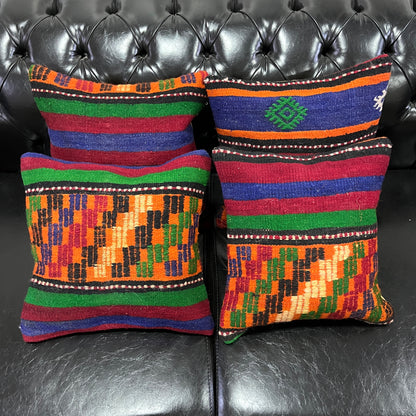 Ethnic Cushion Cover Set (16" x 16")