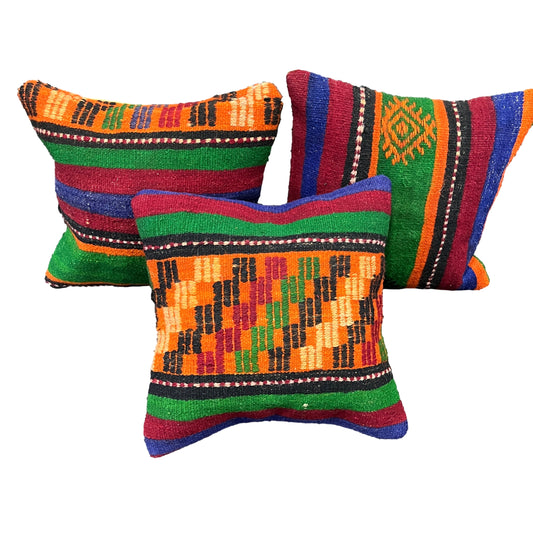 Ethnic Cushion Cover Set (16" x 16")