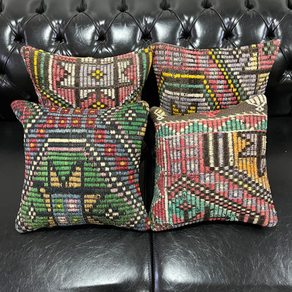 Ethnic Cushion Cover Set (16" x 16")