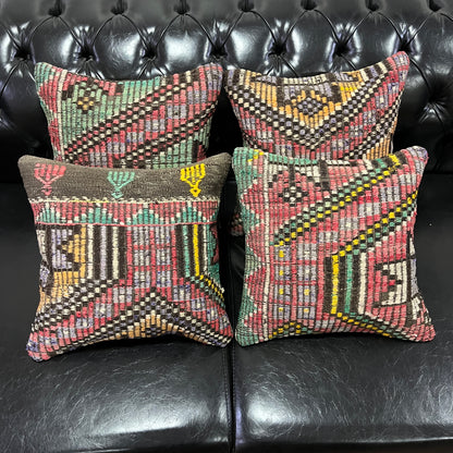 Ethnic Cushion Cover Set (16" x 16")