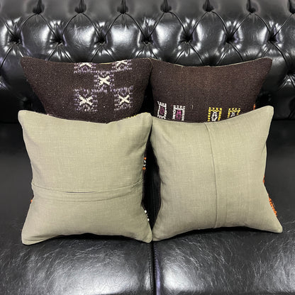 Ethnic Cushion Cover Set (16" x 16")