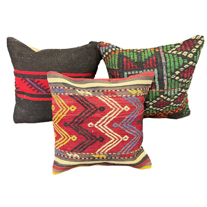 Ethnic Cushion Cover Set (16" x 16")