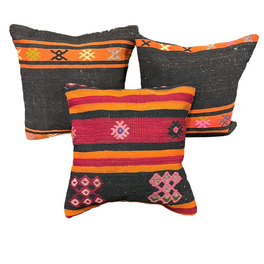 Ethnic Cushion Cover Set (16" x 16")