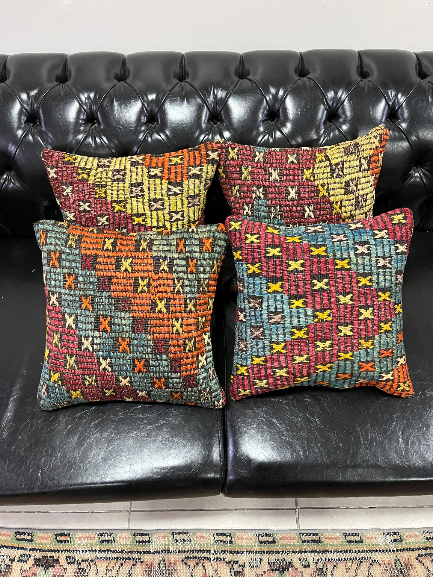 Ethnic Cushion Cover Set (16" x 16")