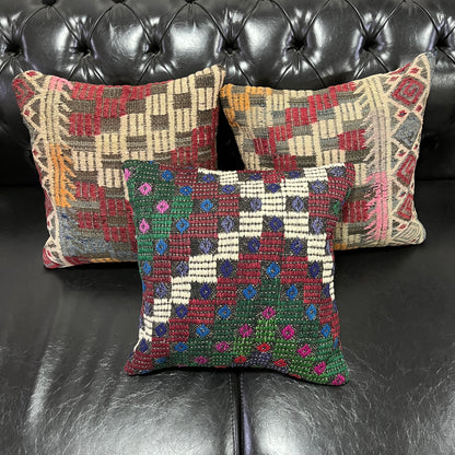 Ethnic Cushion Cover Set (16" x 16")