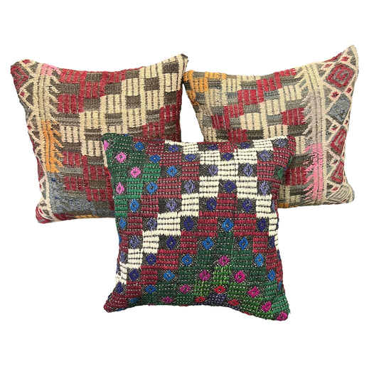 Ethnic Cushion Cover Set (16" x 16")