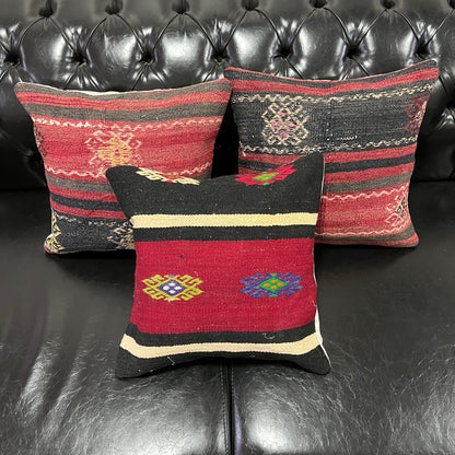 Ethnic Cushion Cover Set (16" x 16")