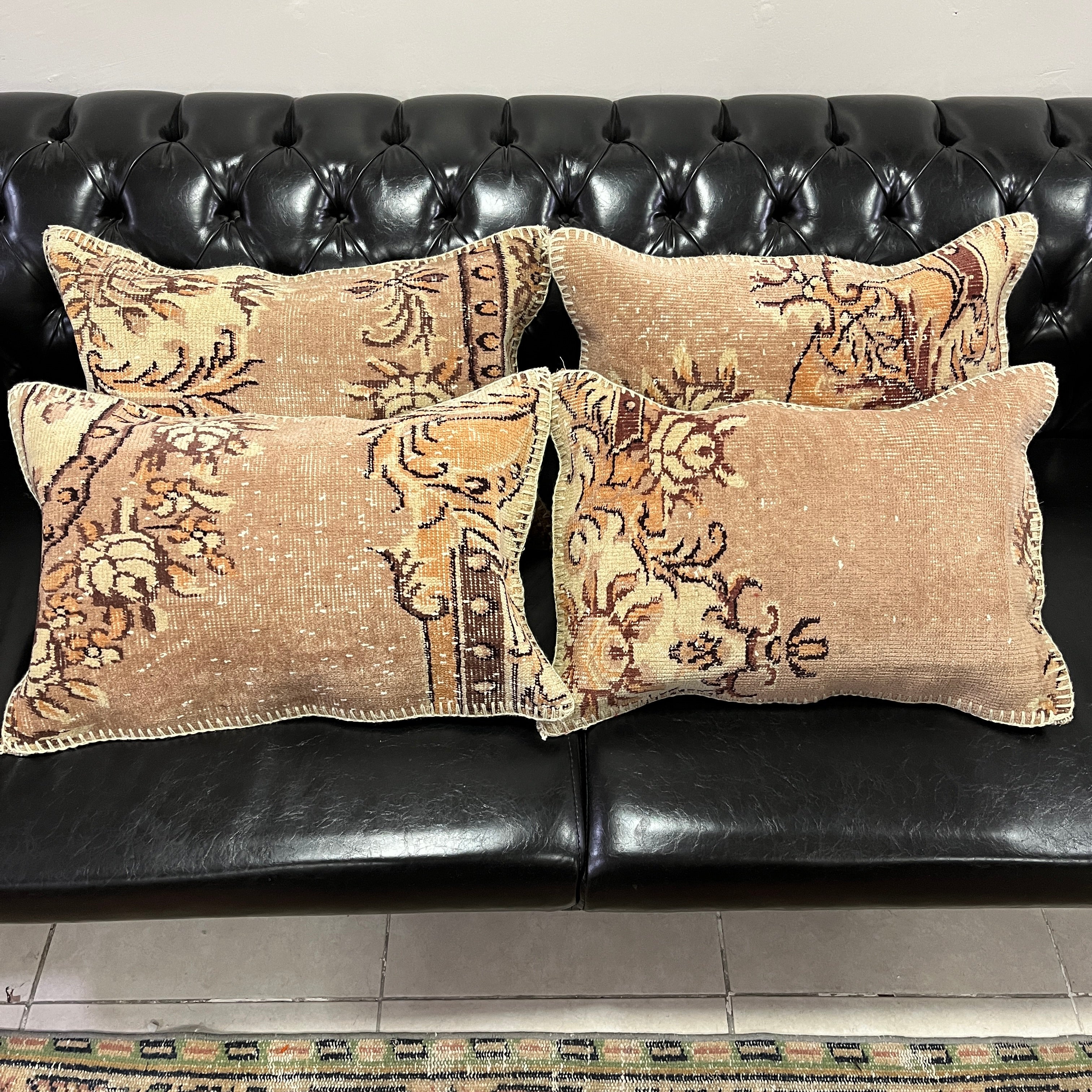 El Yapımı Otantik Yastık Kılıfı Seti