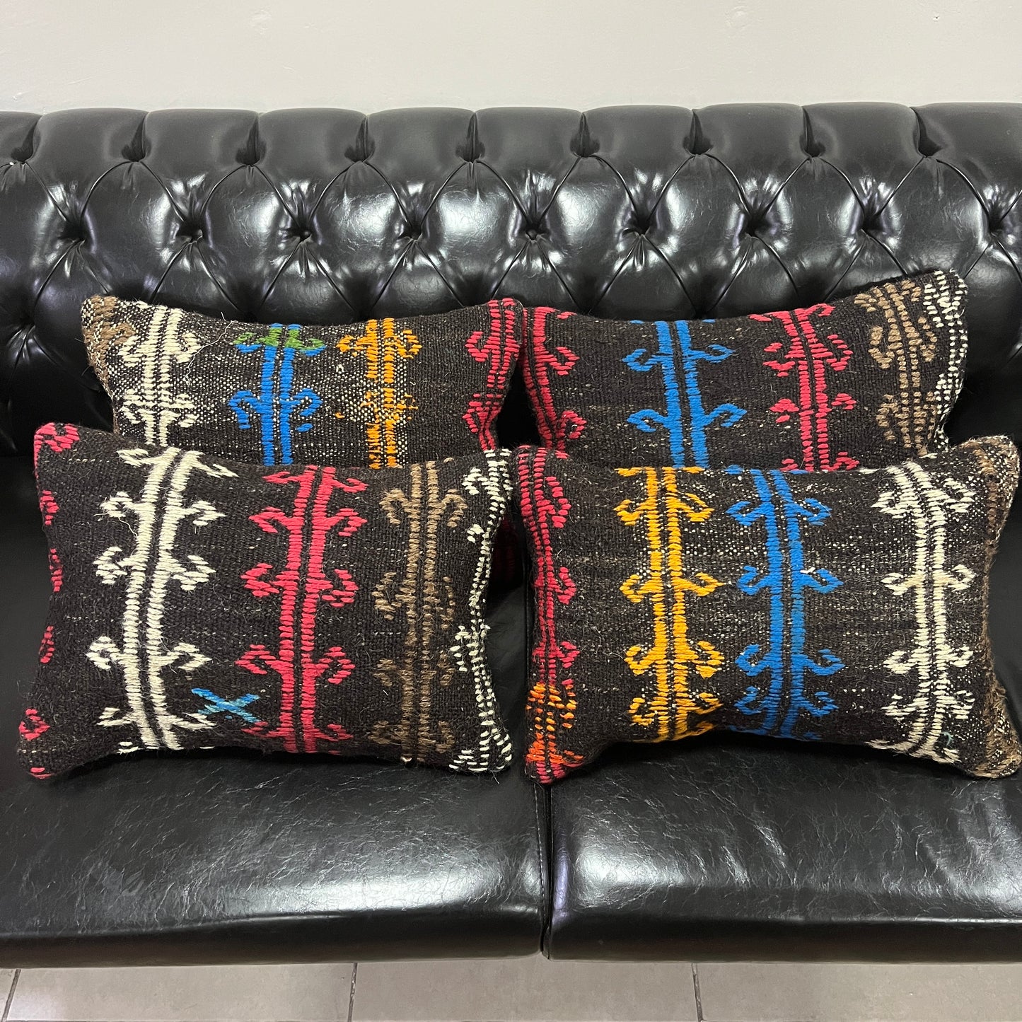 Ethnic Cushion Cover Set (14" x 22")