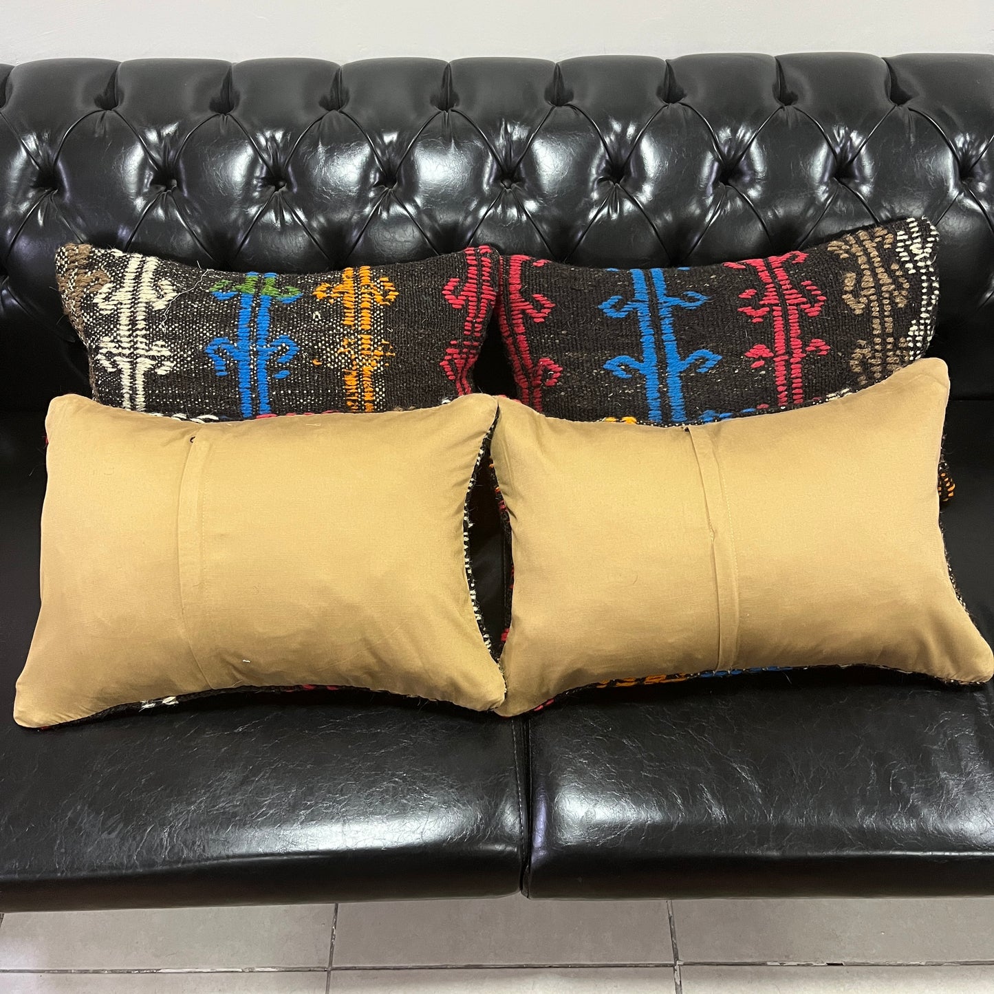 Ethnic Cushion Cover Set (14" x 22")