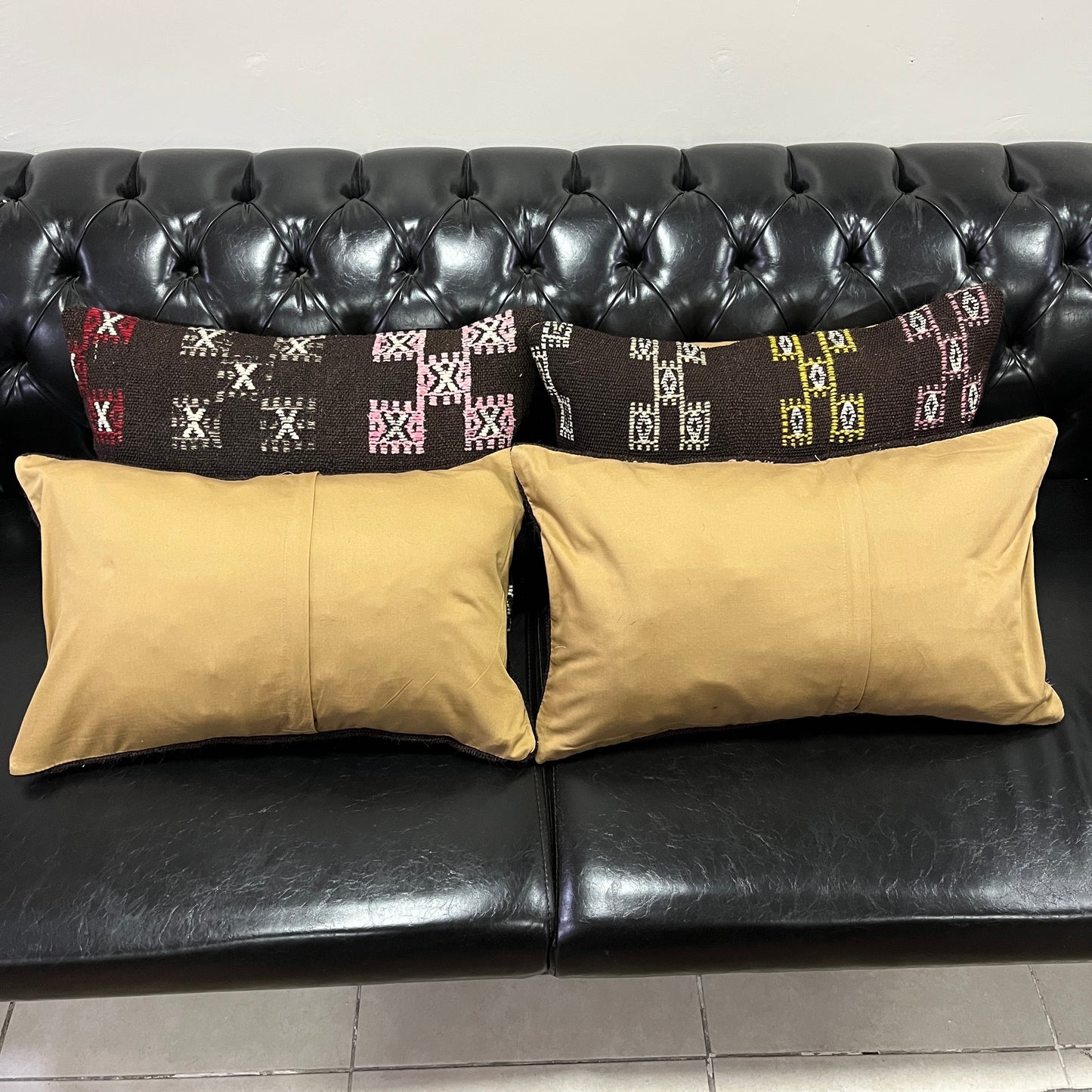 Ethnic Cushion Cover Set (16" x 24")