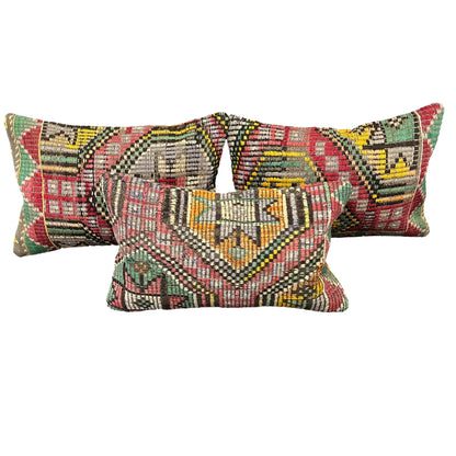 Ethnic Cushion Cover Set (16" x 24")