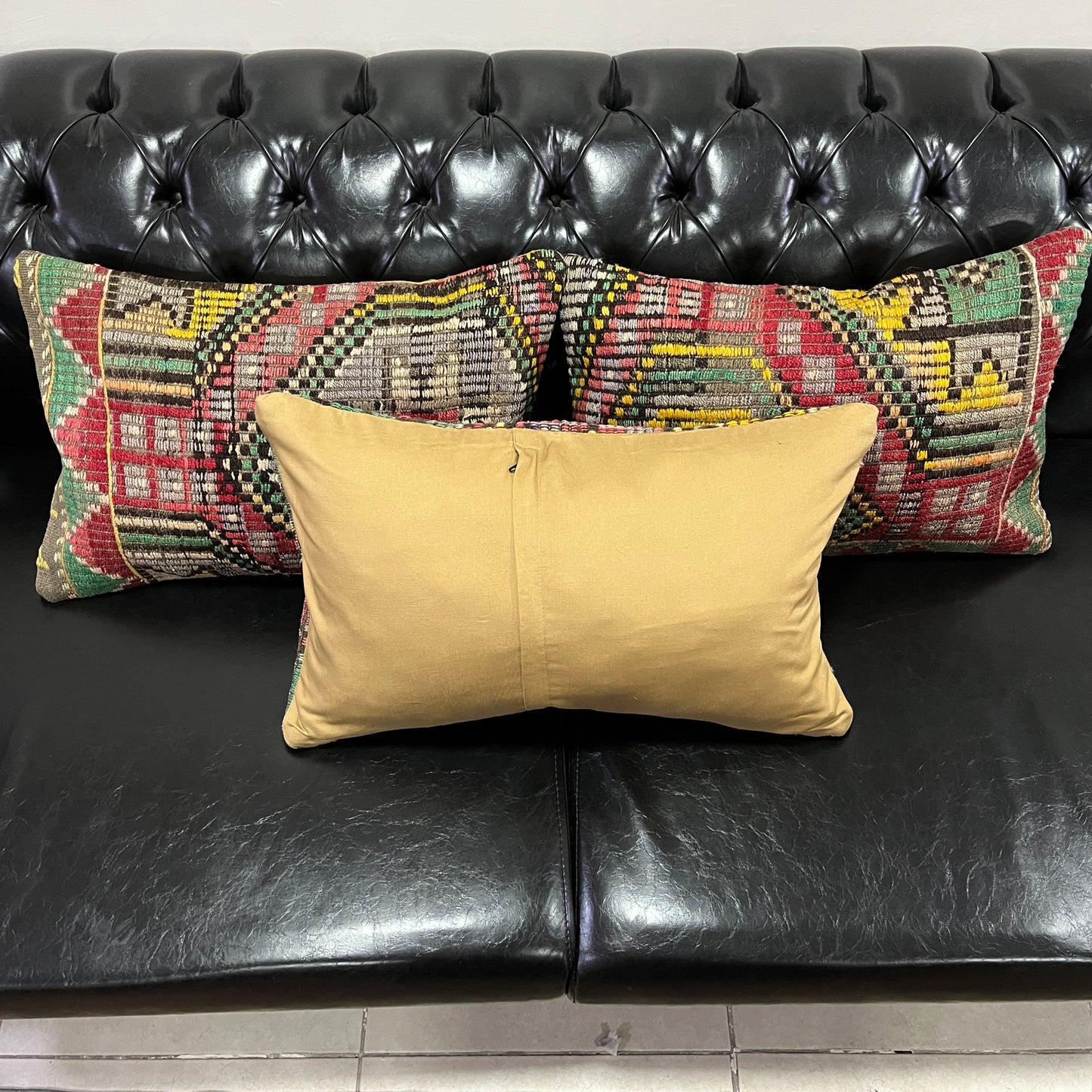 Ethnic Cushion Cover Set (16" x 24")