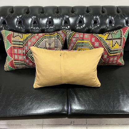 Ethnic Cushion Cover Set (16" x 24")